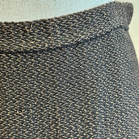 Wool and Rayon Brown Tweed Pencil Skirt - Picture 3 of 9
